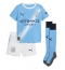 Manchester City Erling Haaland #9 Thuis tenue Kids 2025-26 Korte Mouwen (+ broek)
