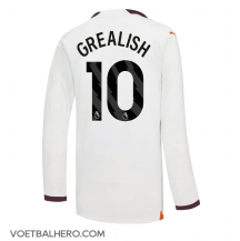 Manchester City Jack Grealish #10 Uit tenue 2023-24 Lange Mouwen