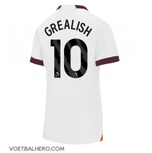 Manchester City Jack Grealish #10 Uit tenue Dames 2023-24 Korte Mouwen