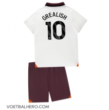 Manchester City Jack Grealish #10 Uit tenue Kids 2023-24 Korte Mouwen (+ broek)