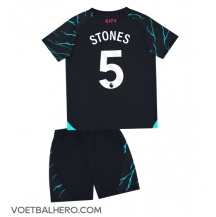 Manchester City John Stones #5 Derde tenue Kids 2023-24 Korte Mouwen (+ broek)