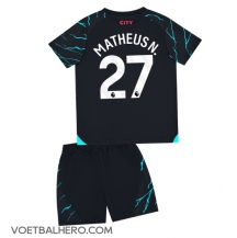 Manchester City Matheus Nunes #27 Derde tenue Kids 2023-24 Korte Mouwen (+ broek)
