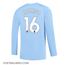 Manchester City Rodri Hernandez #16 Thuis tenue 2023-24 Lange Mouwen
