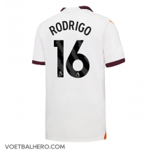 Manchester City Rodri Hernandez #16 Uit tenue 2023-24 Korte Mouwen