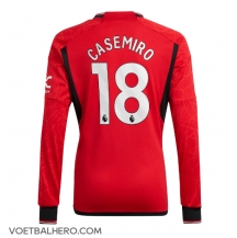 Manchester United Casemiro #18 Thuis tenue 2023-24 Lange Mouwen