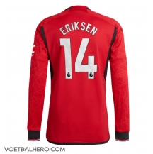 Manchester United Christian Eriksen #14 Thuis tenue 2023-24 Lange Mouwen