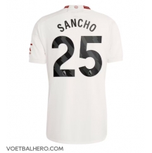 Manchester United Jadon Sancho #25 Derde tenue 2023-24 Korte Mouwen