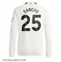 Manchester United Jadon Sancho #25 Derde tenue 2023-24 Lange Mouwen