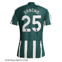 Manchester United Jadon Sancho #25 Uit tenue 2023-24 Korte Mouwen