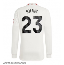 Manchester United Luke Shaw #23 Derde tenue 2023-24 Lange Mouwen