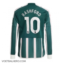 Manchester United Marcus Rashford #10 Uit tenue 2023-24 Lange Mouwen