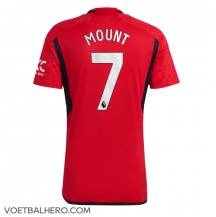 Manchester United Mason Mount #7 Thuis tenue 2023-24 Korte Mouwen