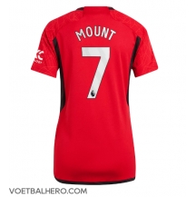 Manchester United Mason Mount #7 Thuis tenue Dames 2023-24 Korte Mouwen