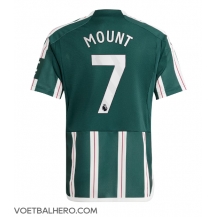 Manchester United Mason Mount #7 Uit tenue 2023-24 Korte Mouwen