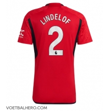 Manchester United Victor Lindelof #2 Thuis tenue 2023-24 Korte Mouwen