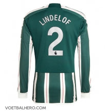 Manchester United Victor Lindelof #2 Uit tenue 2023-24 Lange Mouwen
