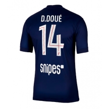 Paris Saint-Germain Desire Doue #14 Thuis tenue 2025-26 Korte Mouwen