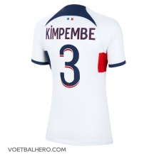 Paris Saint-Germain Presnel Kimpembe #3 Uit tenue Dames 2023-24 Korte Mouwen