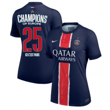 Paris Saint-Germain Thuis tenue Dames 2024-25 UCL Champions Korte Mouwen