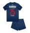 Paris Saint-Germain Thuis tenue Kids 2024-25 UCL Champions Korte Mouwen (+ broek)