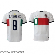 Portugal Bruno Fernandes #8 Uit tenue WK 2022 Korte Mouwen