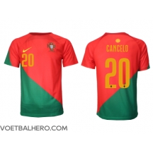 Portugal Joao Cancelo #20 Thuis tenue WK 2022 Korte Mouwen
