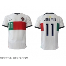 Portugal Joao Felix #11 Uit tenue WK 2022 Korte Mouwen
