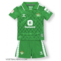Real Betis Uit tenue Kids 2023-24 Korte Mouwen (+ broek)