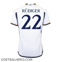 Real Madrid Antonio Rudiger #22 Thuis tenue 2023-24 Korte Mouwen
