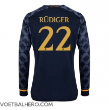 Real Madrid Antonio Rudiger #22 Uit tenue 2023-24 Lange Mouwen