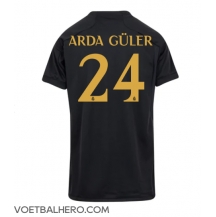 Real Madrid Arda Guler #24 Derde tenue Dames 2023-24 Korte Mouwen