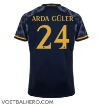 Real Madrid Arda Guler #24 Uit tenue 2023-24 Korte Mouwen