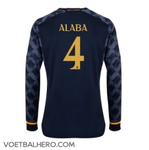 Real Madrid David Alaba #4 Uit tenue 2023-24 Lange Mouwen