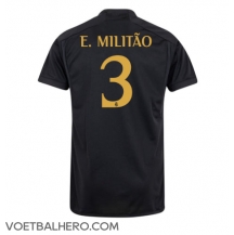 Real Madrid Eder Militao #3 Derde tenue 2023-24 Korte Mouwen