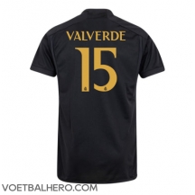 Real Madrid Federico Valverde #15 Derde tenue 2023-24 Korte Mouwen