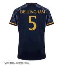 Real Madrid Jude Bellingham #5 Uit tenue 2023-24 Korte Mouwen
