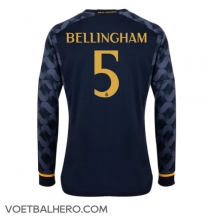 Real Madrid Jude Bellingham #5 Uit tenue 2023-24 Lange Mouwen