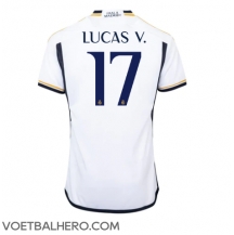 Real Madrid Lucas Vazquez #17 Thuis tenue 2023-24 Korte Mouwen