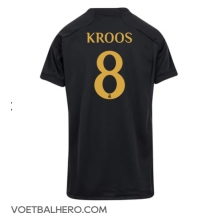Real Madrid Toni Kroos #8 Derde tenue Dames 2023-24 Korte Mouwen