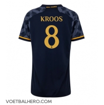 Real Madrid Toni Kroos #8 Uit tenue Dames 2023-24 Korte Mouwen