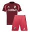 River Plate Uit tenue Kids 2024-25 Korte Mouwen (+ broek)