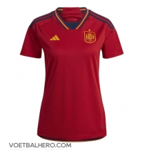 Spanje Thuis tenue Dames WK 2022 Korte Mouwen