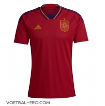 Spanje Thuis tenue WK 2022 Korte Mouwen
