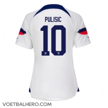 Verenigde Staten Christian Pulisic #10 Thuis tenue Dames WK 2022 Korte Mouwen