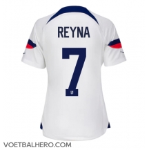 Verenigde Staten Giovanni Reyna #7 Thuis tenue Dames WK 2022 Korte Mouwen