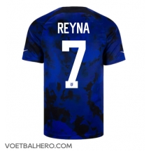 Verenigde Staten Giovanni Reyna #7 Uit tenue WK 2022 Korte Mouwen