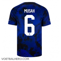 Verenigde Staten Yunus Musah #6 Uit tenue WK 2022 Korte Mouwen