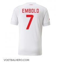 Zwitserland Breel Embolo #7 Uit tenue WK 2022 Korte Mouwen